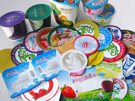 Productos lácteos y yogur paquete