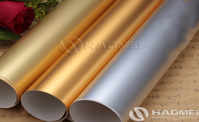 Yellow Foil Paper of Aluminum