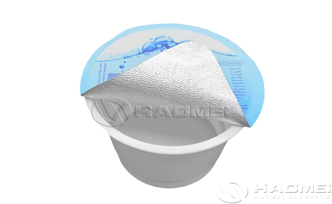 die cut aluminum yogurt lids for yogurt cup sealing