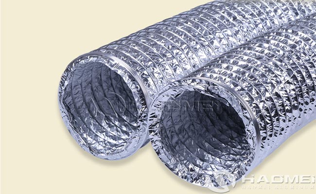 Flexibles Luftkanalmaterial aus Aluminiumfolie