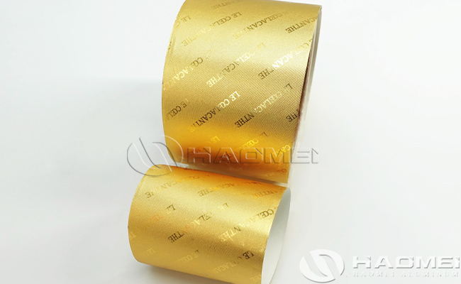 cigarette gold alu foil paper