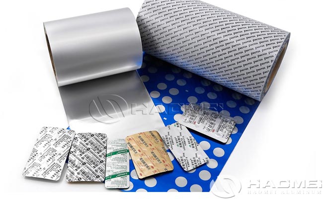 printed aluminium blister foil