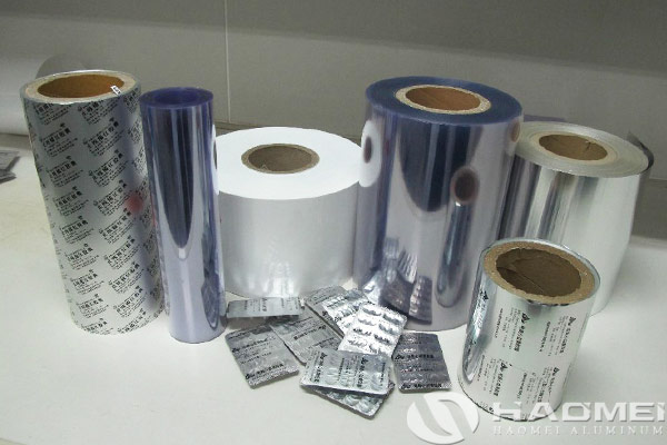 medicine capsules blister packaging film