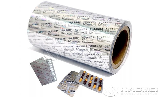 aluminium foil for capsules packaging