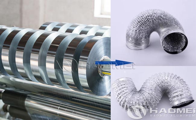 flexible aluminum foil air duct for HVAC ventilation