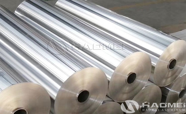 Aluminium foil for food packaging
