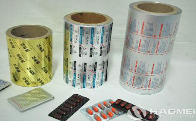 alu alu blister foil specification