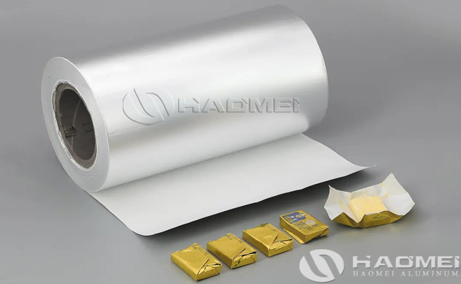 butter packaging aluminium foil
