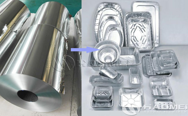 aluminium foil for disposable containers