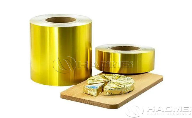 Butter wrapping foil paper roll