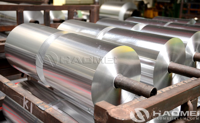 Aluminum foil for flexible packaging
