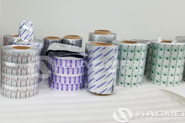 blister aluminum foil for drug package