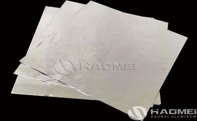 Aluminum foil squares