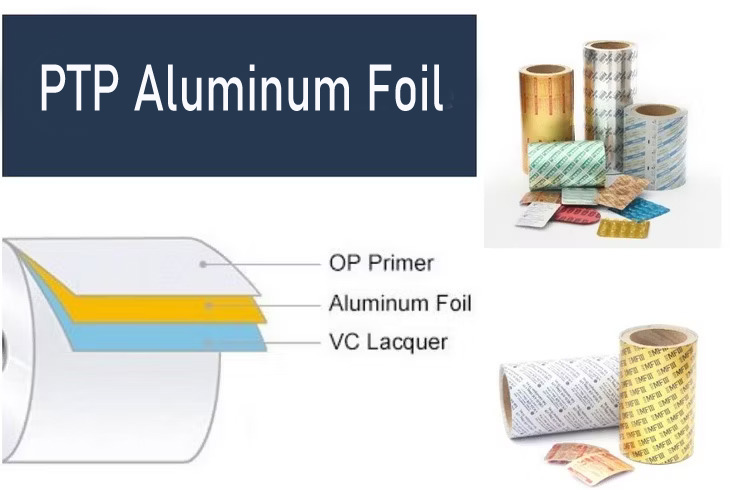 OP/ALU/VC aluminum lidding foil