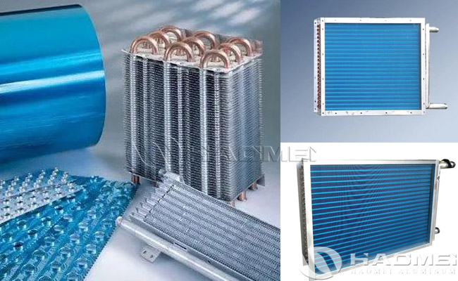 blue hydrophilic aluminium fin stock